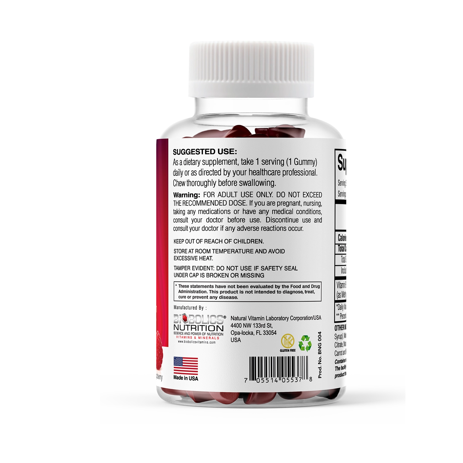 B12 Gummies Raspberry thumbnail 2