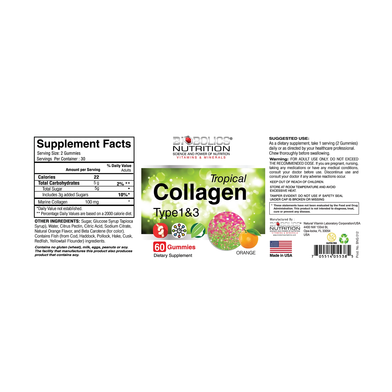 Tropical Collagen Gummies thumbnail 3
