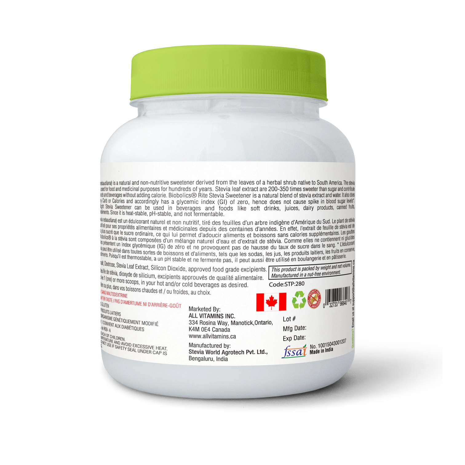 Stevia Powder (4 oz) thumbnail 3