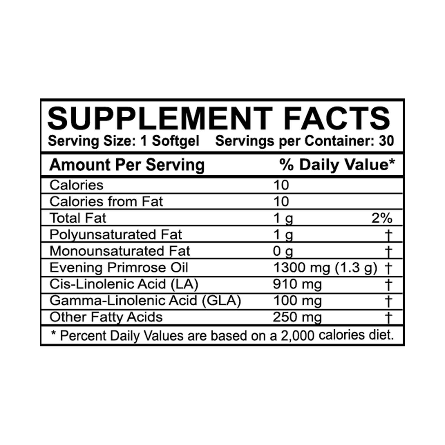 Evening Primrose Oil 1300 mg thumbnail 2