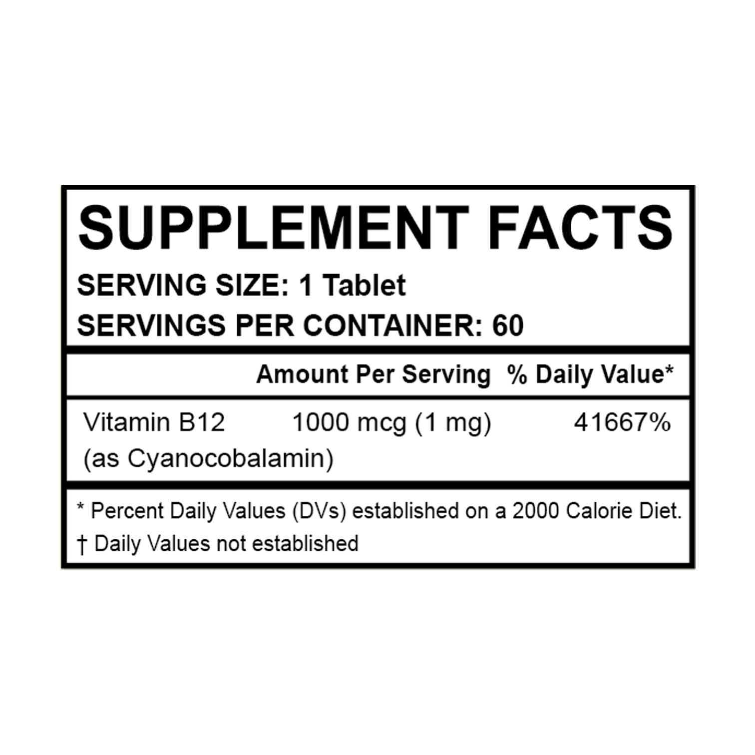 Vitamin B-12 1000 mcg thumbnail 2